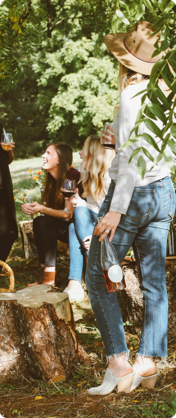 Travellers walking in the mountains